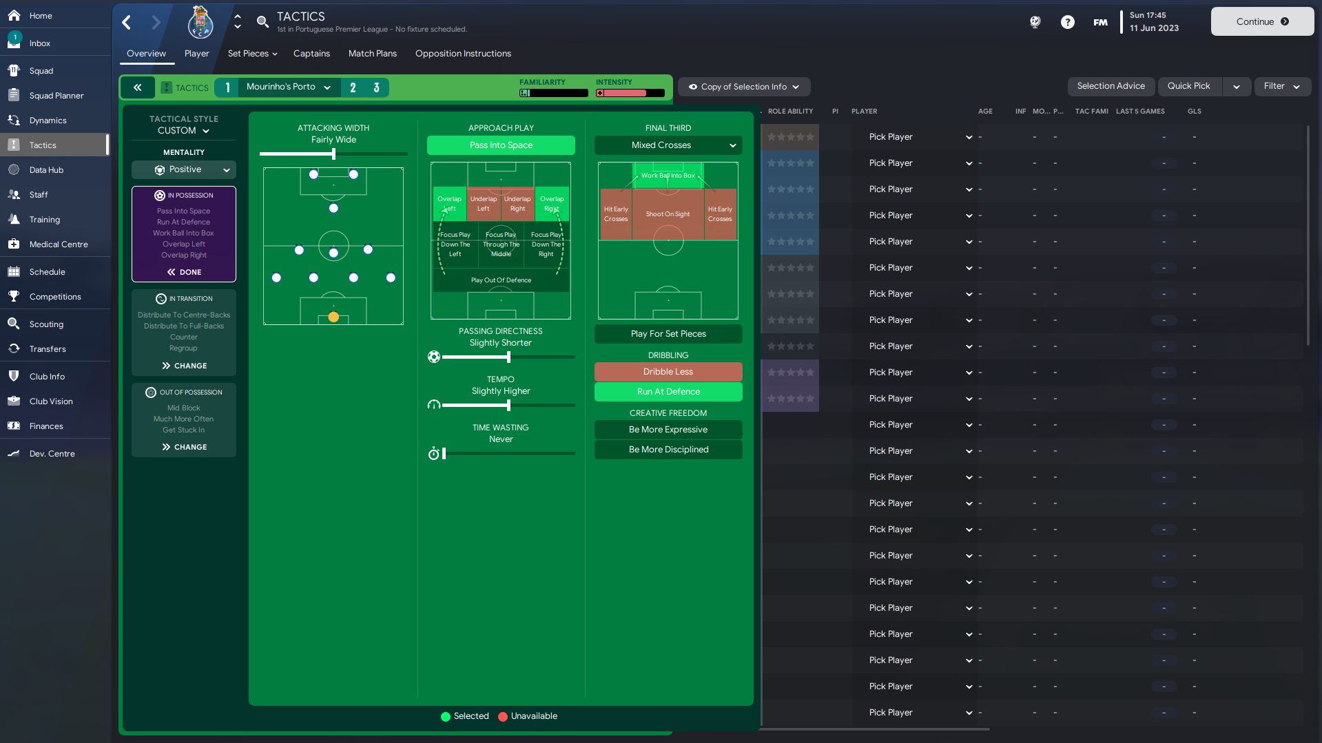 Mourinho S Iconic Fm Tactics X Football Manager