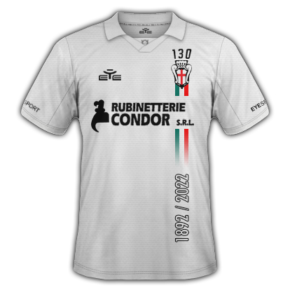 Pro Vercelli 1892 Home football shirt 2020 - 2021.