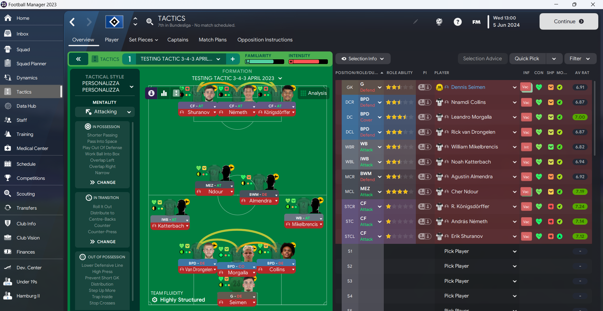 3-4-3 Super Attacking Haaland Scored 90 Goals - Football Manager ...