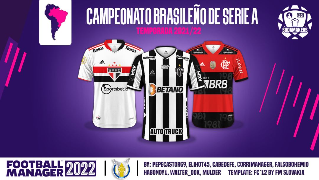 Campeonato Brazil League Team Football Shirts, Kit & T-shirts by, brazilian  league teams 